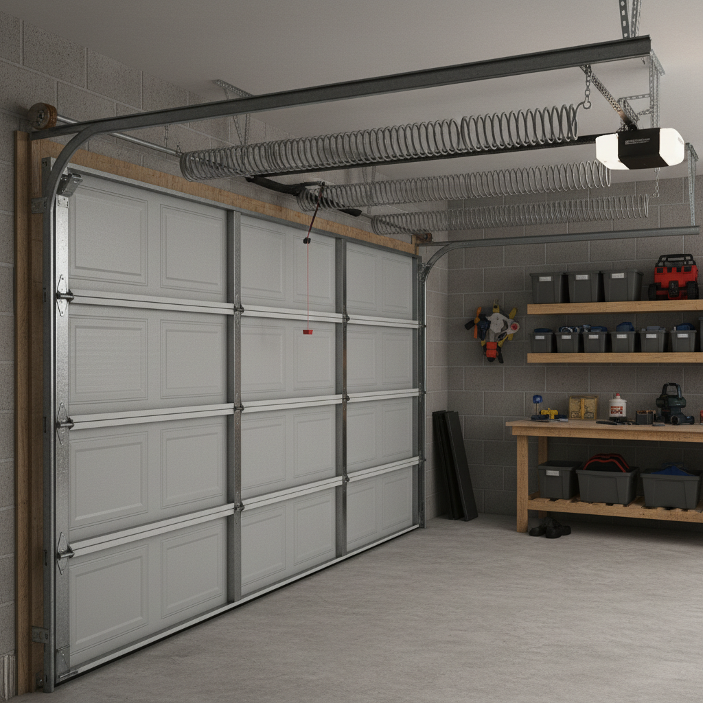 porte-garage-enroulable-sectionnelle-Astrée Menuiserie Générale 42-2