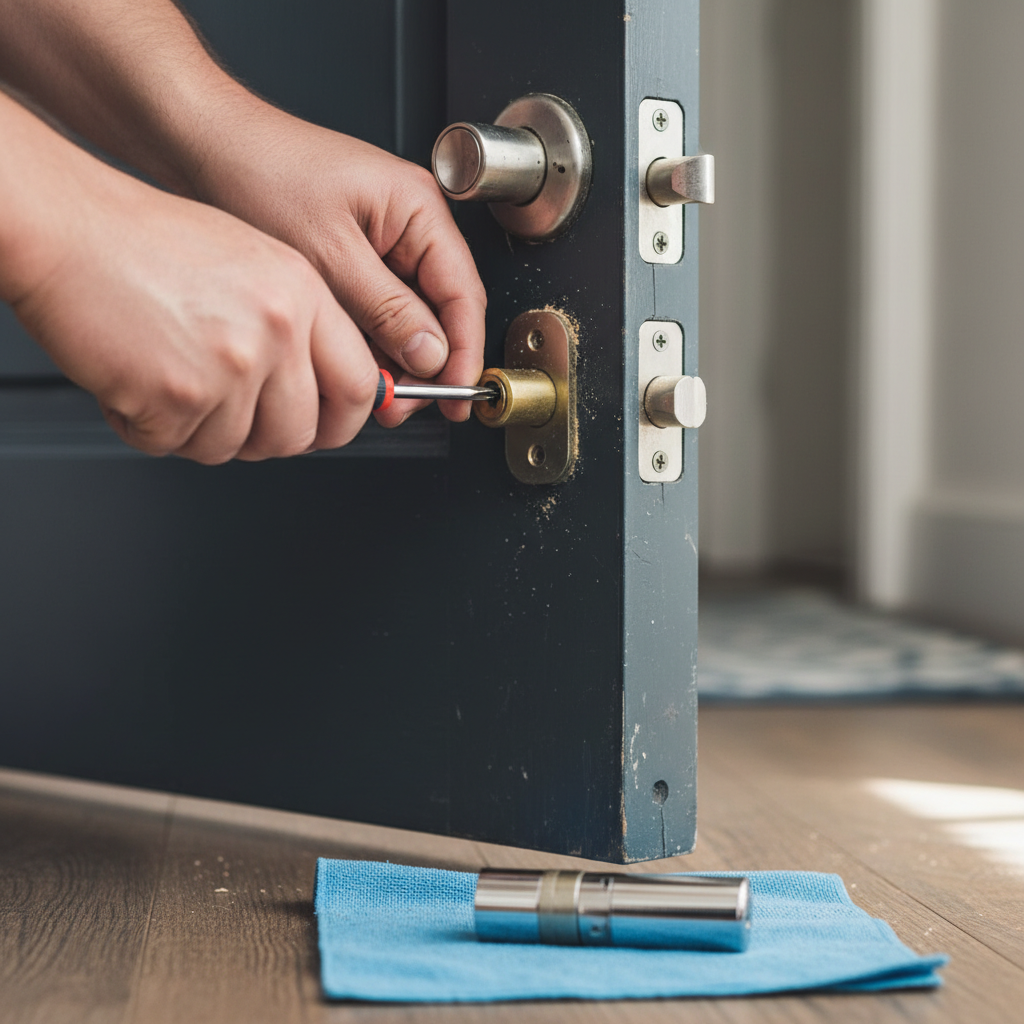 changer-serrure-porte-entree-Astrée Menuiserie Générale 42